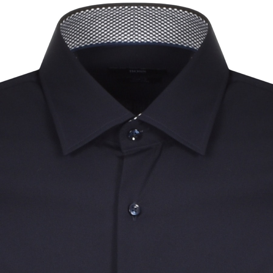 Alternative Image for ProductBOSS Jorax Slim Fit Long Sleeve Shirt Navy3